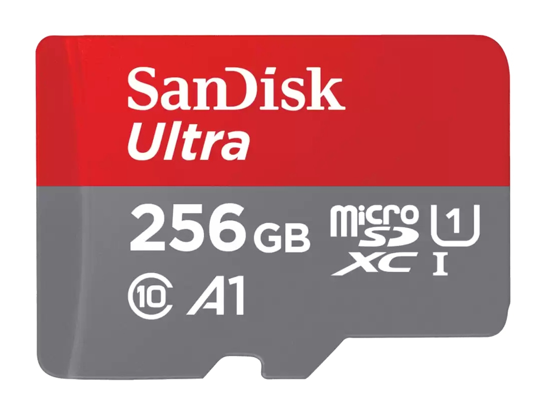 SANDISK MicroSDXC-Speicherkarte Ultra A1 256GB inkl. SD-Adapter