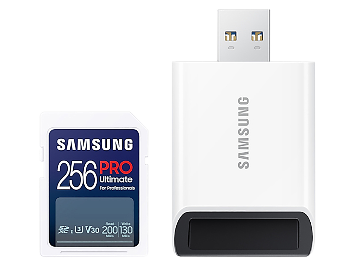 SAMSUNG SDXC-Speicherkarte PRO Ultimate 256GB inkl. USB-Adapter