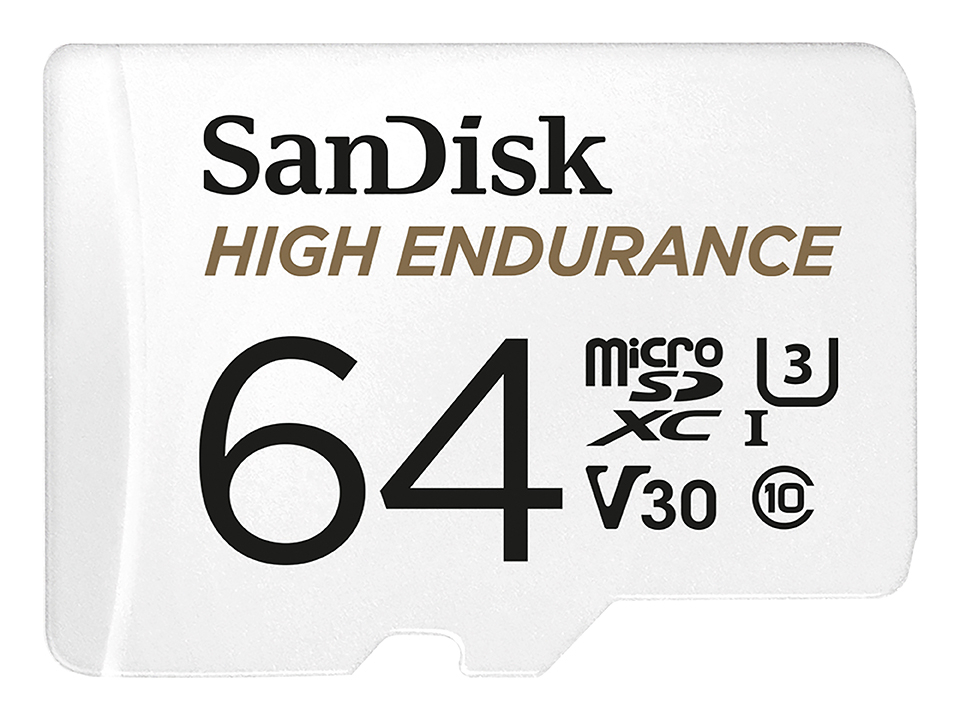 SANDISK MicroSD-Card High Endurance 64GB inkl. Adapter