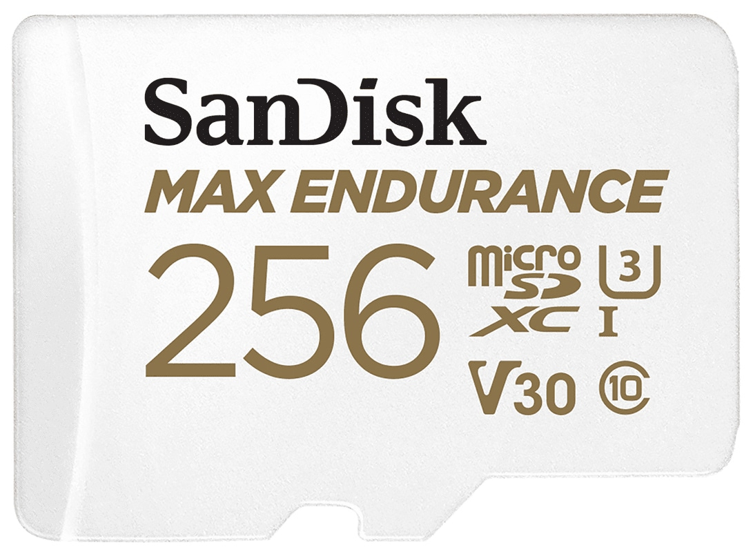 SANDISK MicroSD-Card Max Endurance 256GB inkl. Adapter