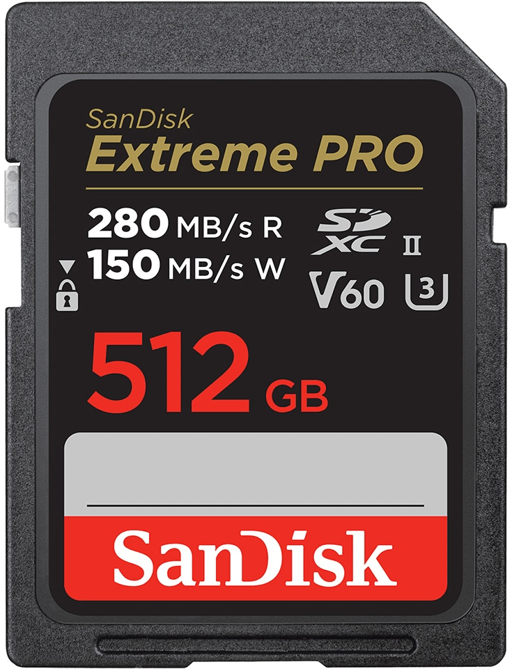 SANDISK SD-Card Extreme Pro UHS-II V60 512GB