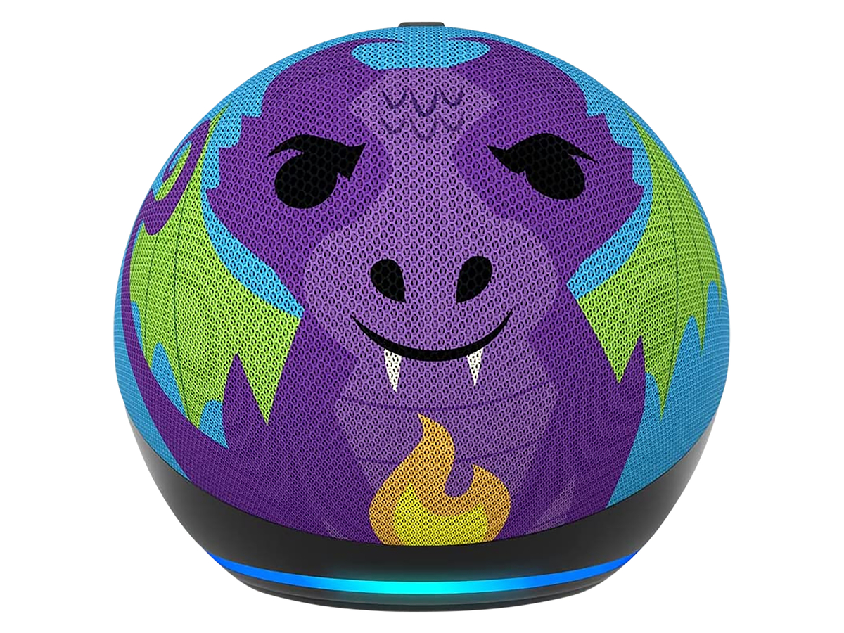AMAZON Lautsprecher Echo Dot Kids (5. Gen.) Drachen-Design