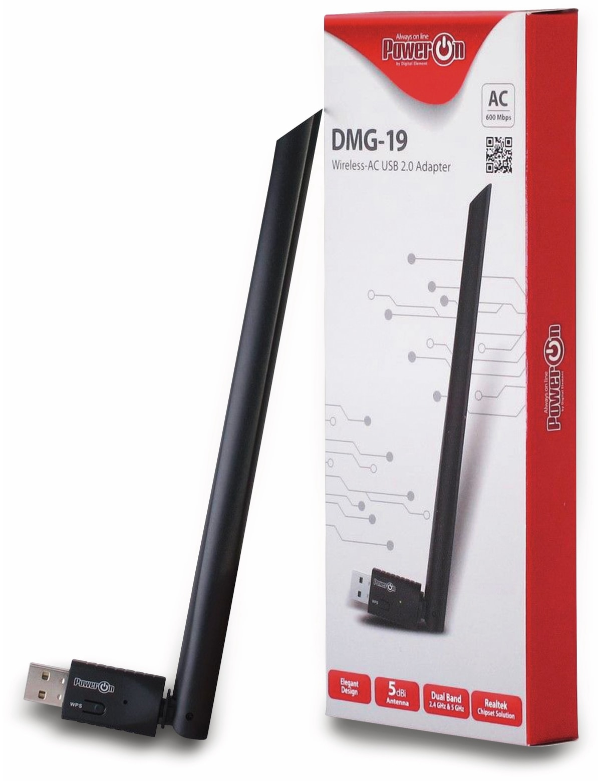 INTER-TECH WLAN USB-Adapter DMG-19