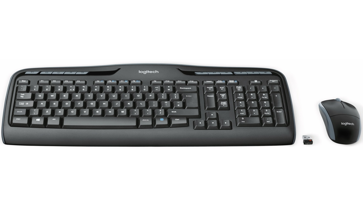 LOGITECH Desktop-Set Tastatur und Maus MK330