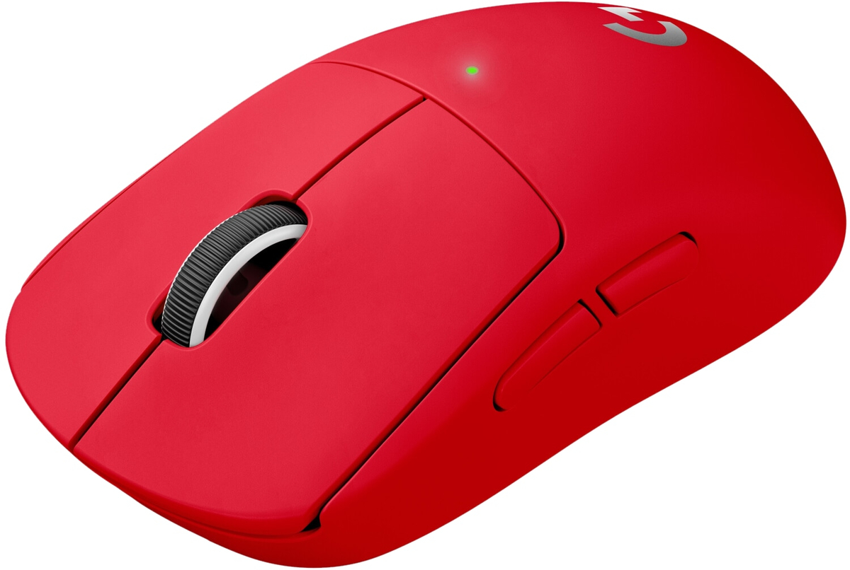 LOGITECH Gamingmaus G PRO Superlight rot