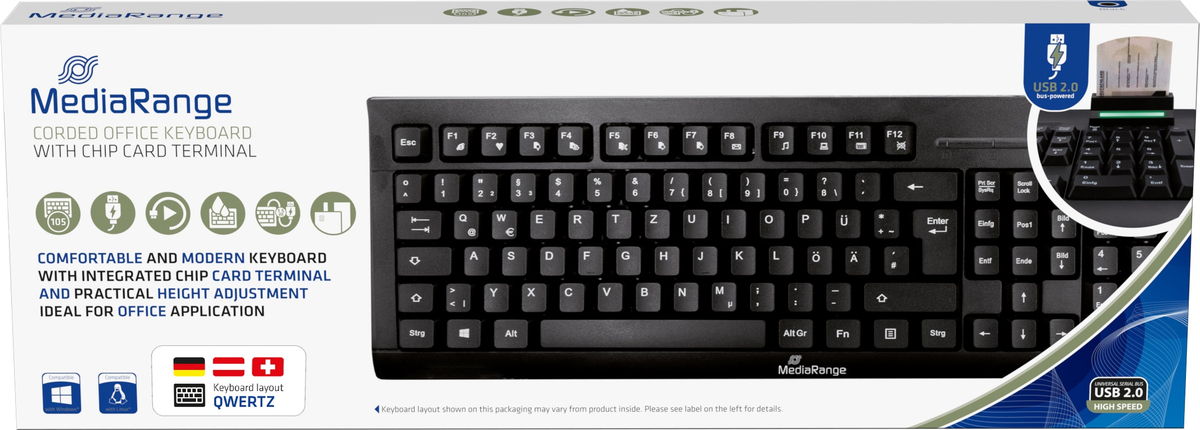 MEDIARANGE Tastatur MROS115