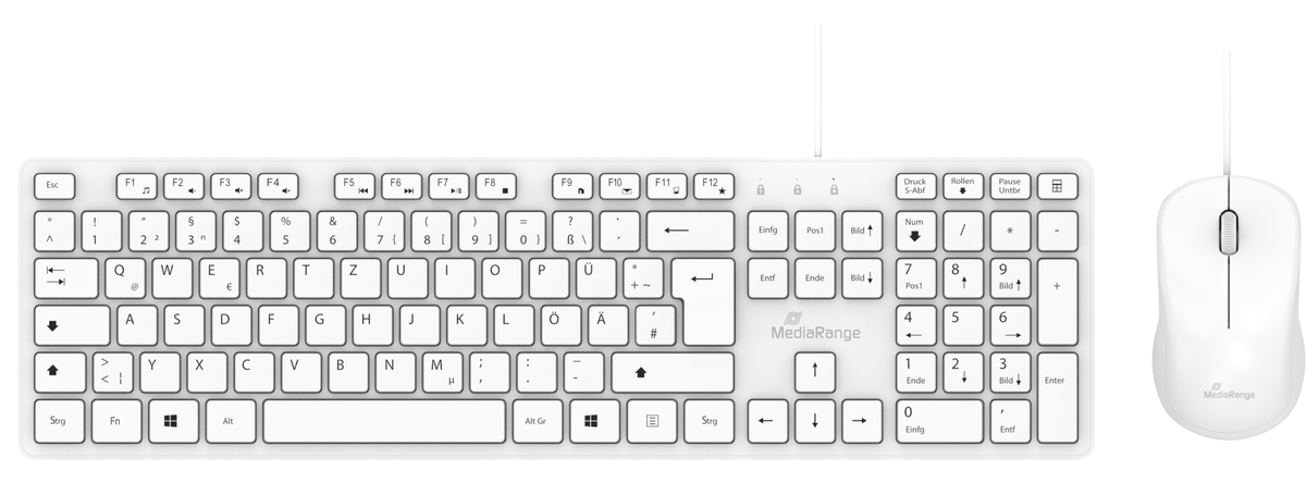 MEDIARANGE Tastatur- und Mausset MROS276