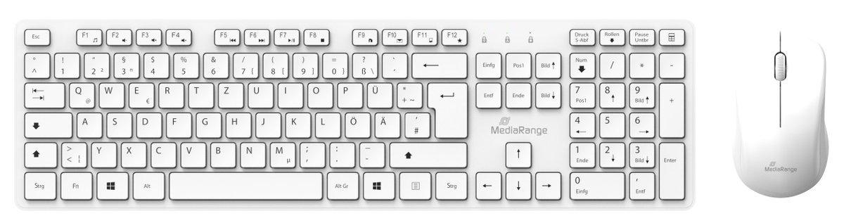 MEDIARANGE Tastatur- und Mausset MROS278