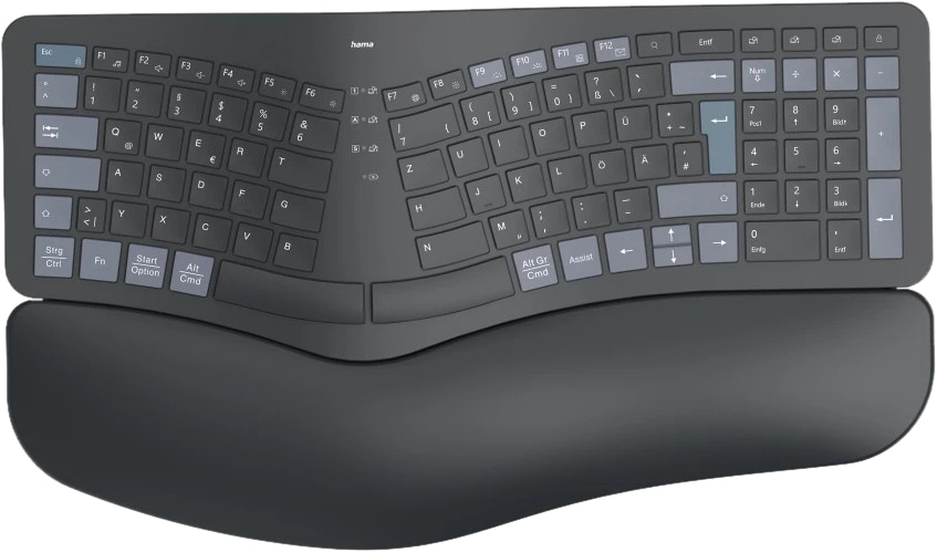 HAMA Tastatur 173071 WK-900 Ergo