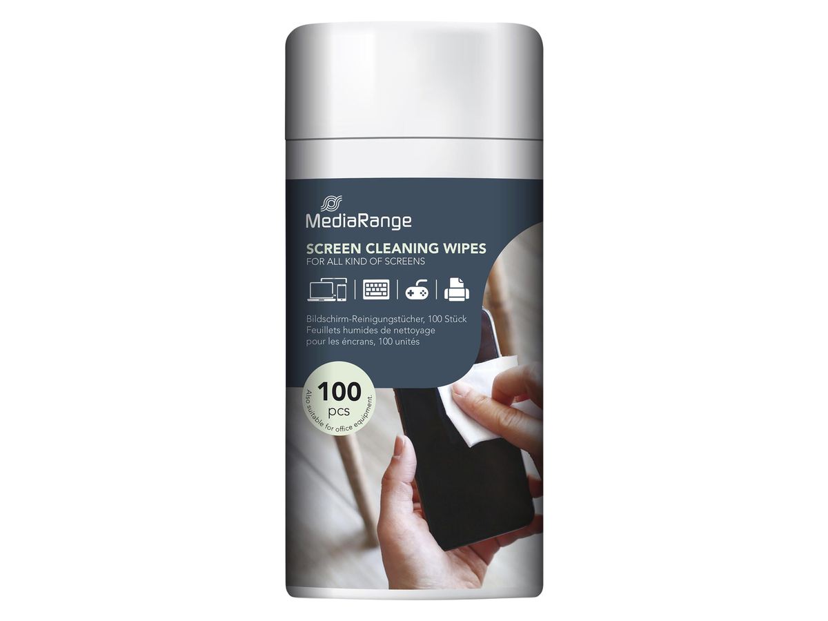 MEDIARANGE Bildschirm-Reinigungstücher MR720 100 Stück