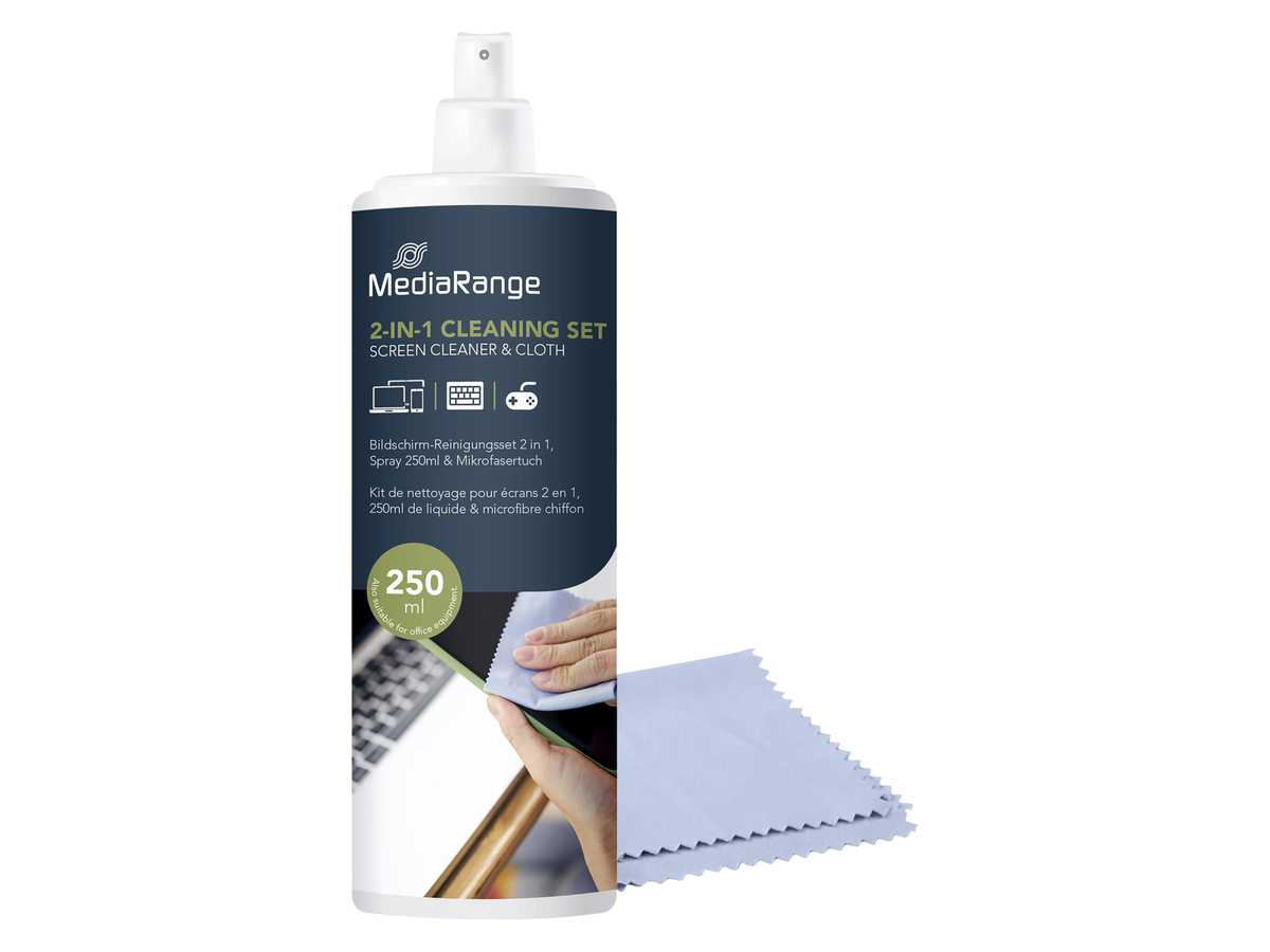 MEDIARANGE Bildschirm-Reinigungsspray MR721 250ml