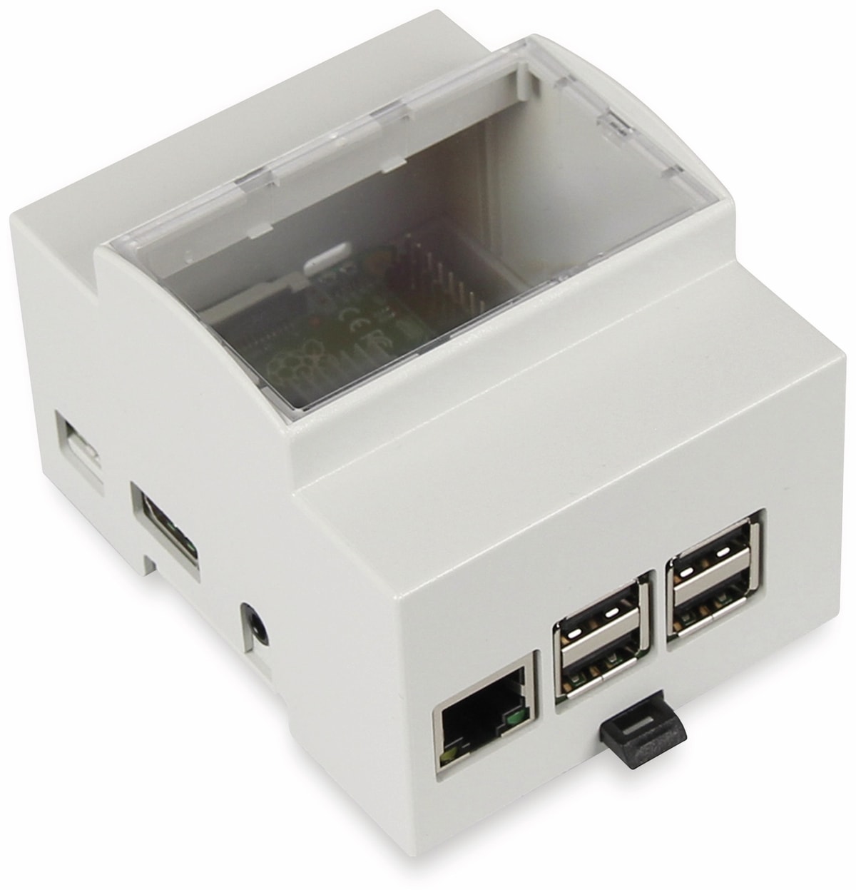 JOY-IT Hutschienen Gehäuse für Raspberry Pi Modell 2B