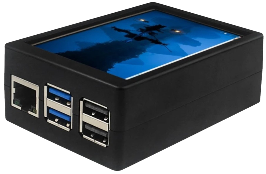 KUBII ABS-Gehäuse für Raspberry Pi 5 mit Touchscreen