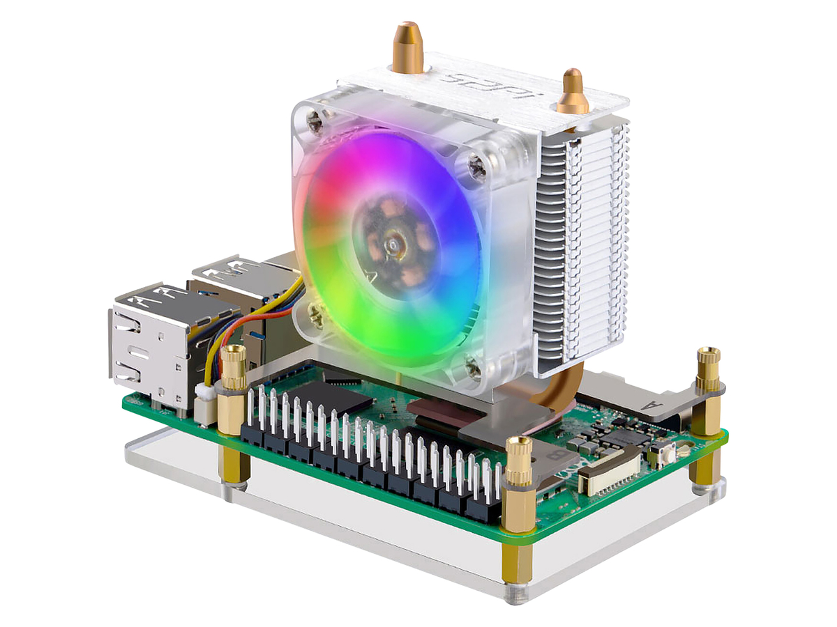 KUBII ICE Tower Lüfter für Raspberry Pi 5