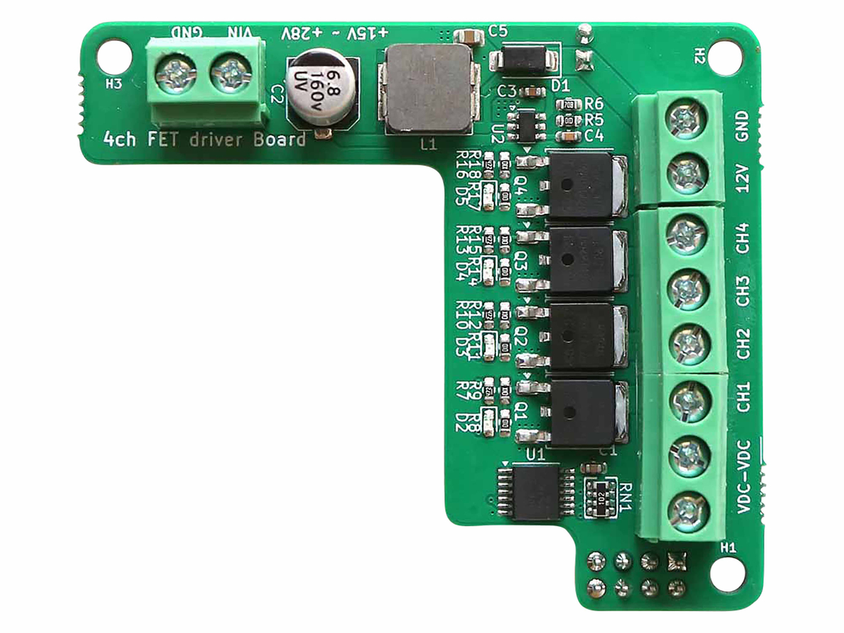 ODROID 4-Kanal-FET-Board für ODROID-C5