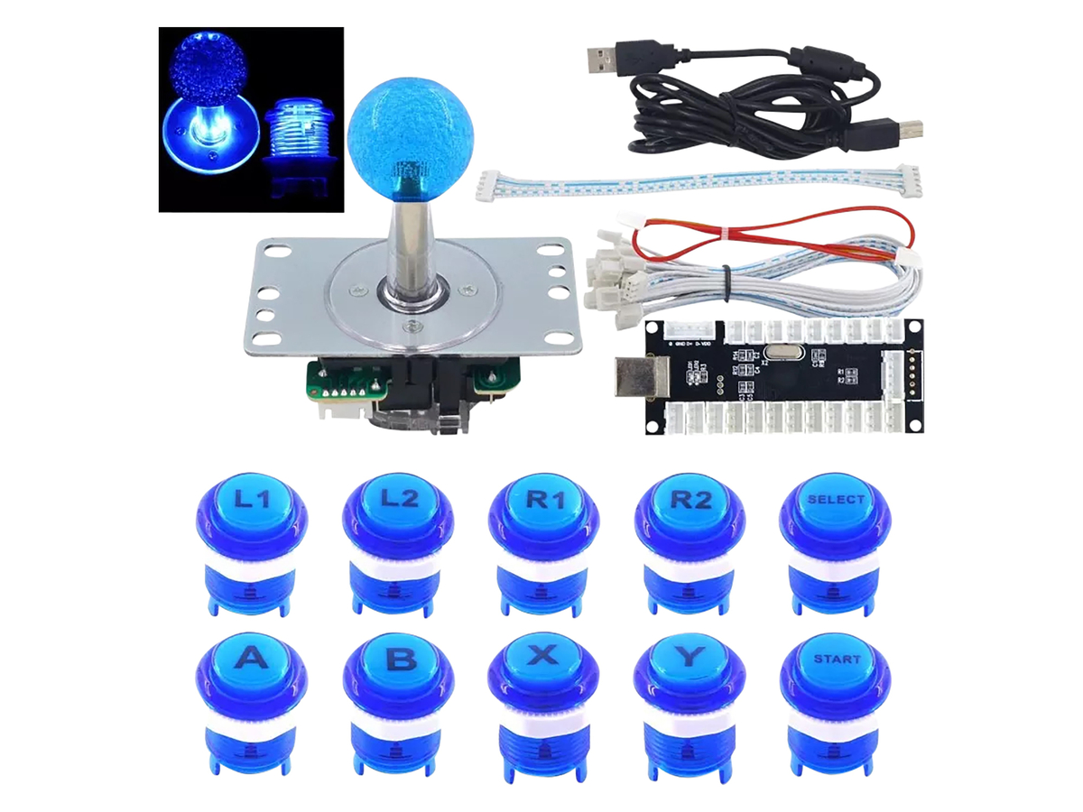 KUBII LED Joystick Kit blau