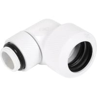Eiszapfen 16mm HardTube Anschraubtülle 90° drehbar G1/4 - White