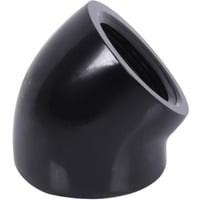 Eiszapfen L-Verbinder 45° G1/4 IG auf G1/4 IG - schwarz