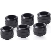 Eiszapfen PRO 16mm HardTube Fitting G1/4 - Deep Black Sixpack