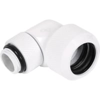 Eiszapfen 13mm HardTube Anschraubtülle 90° drehbar G1/4 - White