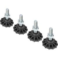 Nivellierfüsse für Netzwerk- und Serverschränke