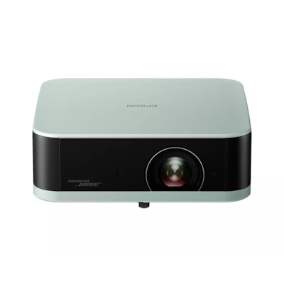 Epson Lifestudio Pop - EF-61G stylisher Smart-Projektor Eisgrün mit Sound by Bose und Google TV