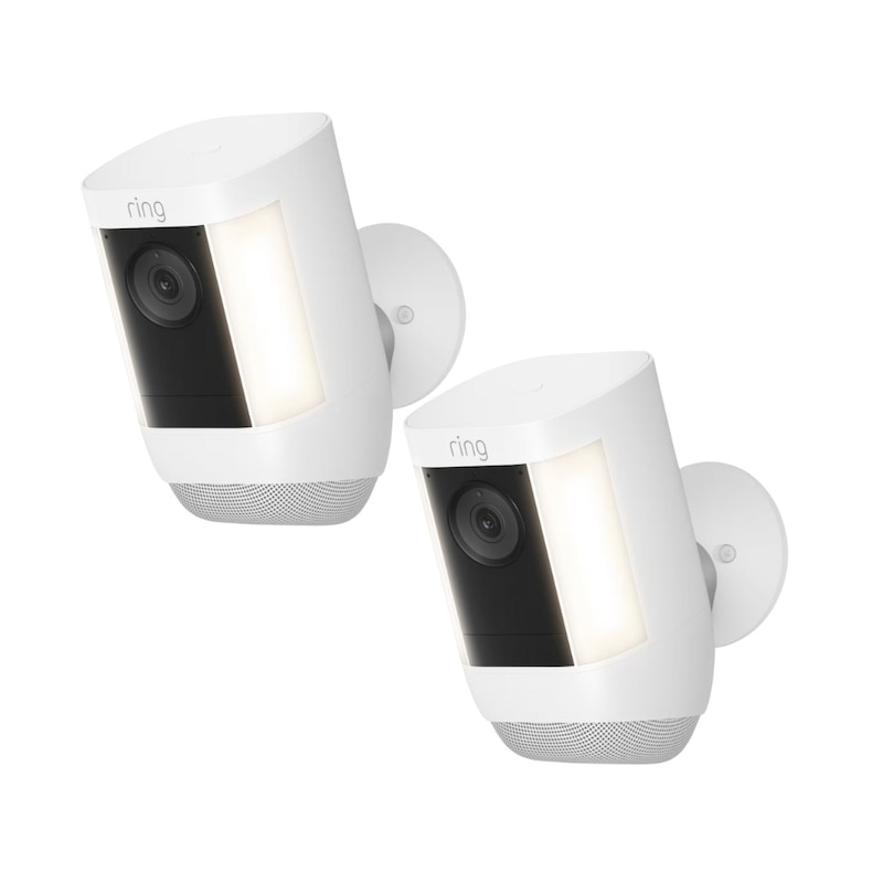 RING Spotlight Cam Pro Battery weiß • 2er Pack