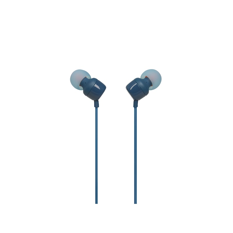 JBL T110 blau - In Ear-Kopfhörer mit Mikrofon