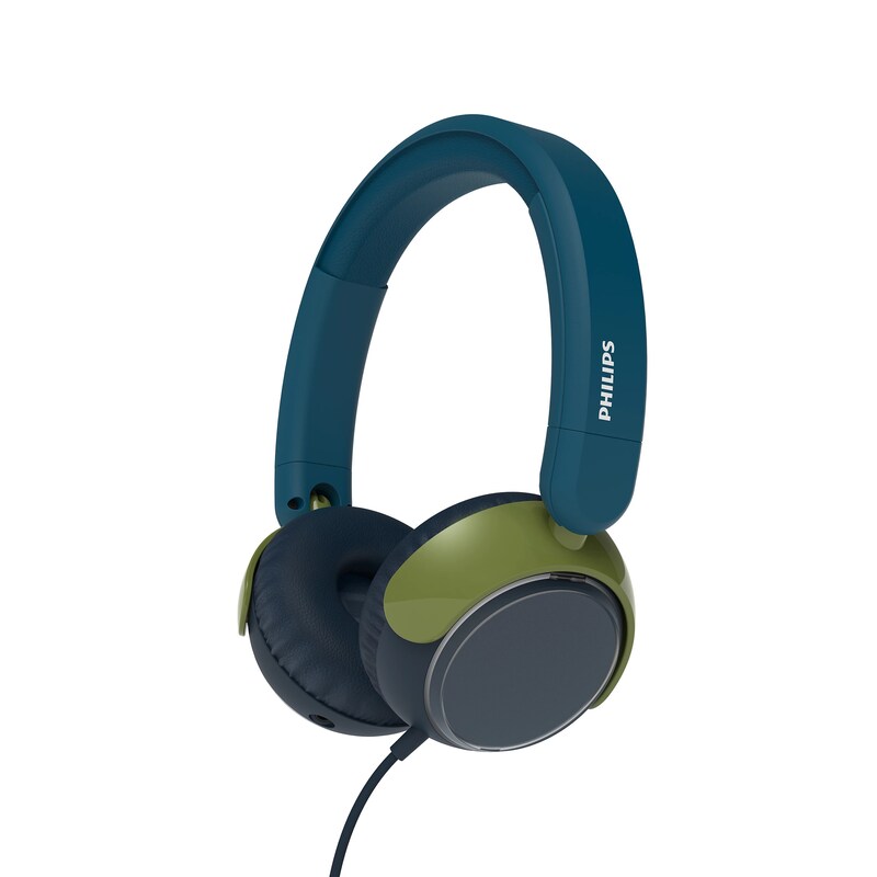 Philips TAK2000CT/00 On Ear Kopfhörer für Kinder - Blau / Grün
