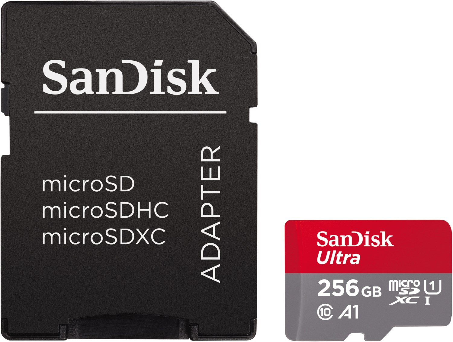 microSDXC Ultra A1 (256GB) Speicherkarte + Adapter