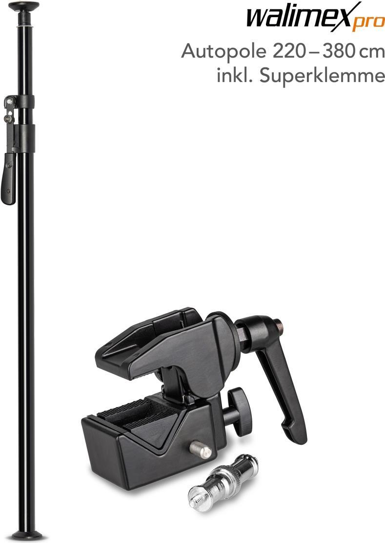 Walimex pro Autopole 220-380 cm inkl. Superklemme (1023194)