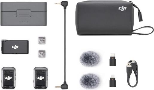 DJI Mic 2 - 50 - 20000 Hz - 21 dB - 120 dB - Omnidirektional - Kabellos - Bluetooth (161301)
