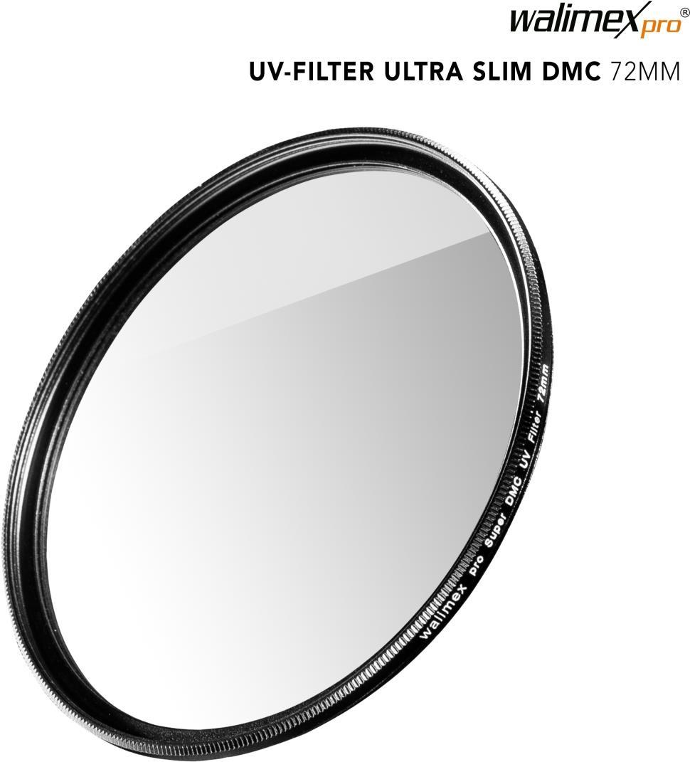 Walimex pro UV-Filter Slim Super DMC 72mm - besonders hochwertiger UV Filter Objektivfilter
