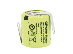 GP NiMH-Industriezelle mit Lötfahnen