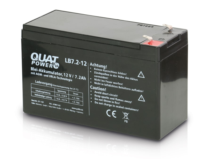 QUATPOWER Blei-Akkumulator LB7.2-12