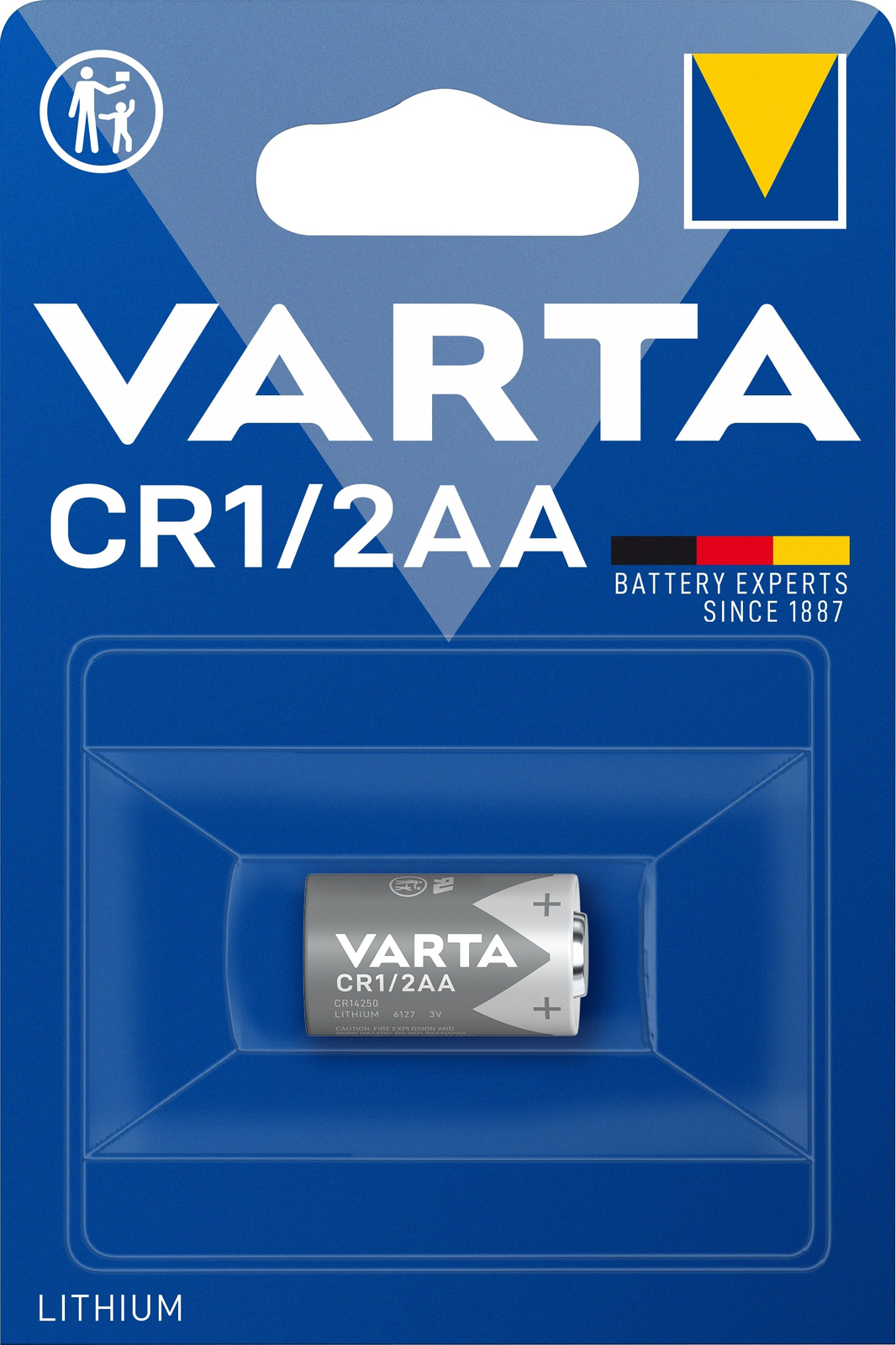 VARTA Lithium-Batterie CR1/2AA