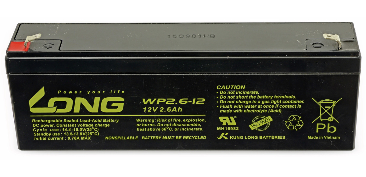 KUNG LONG Blei-Akkumulator WP2.6-12