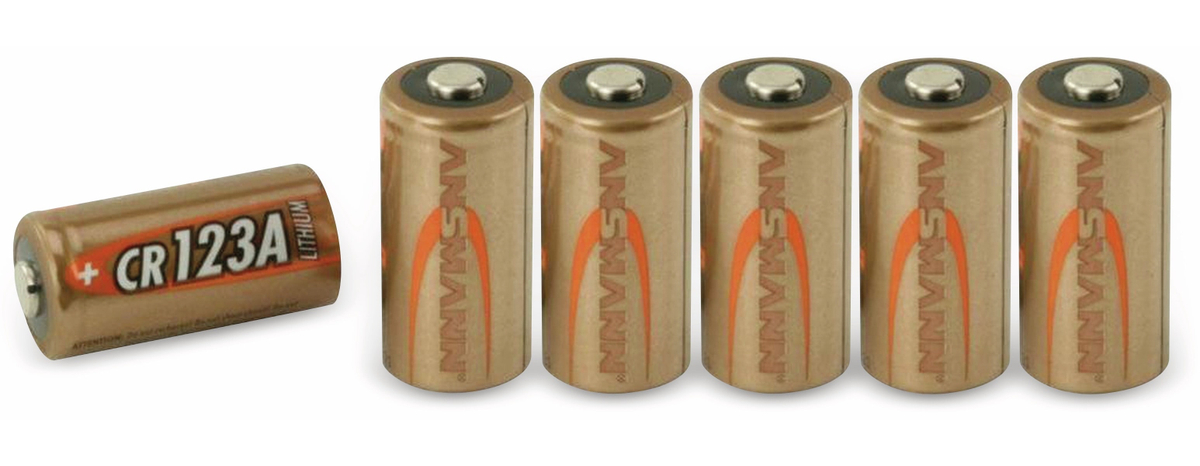 ANSMANN Lithium-Batterie CR123A