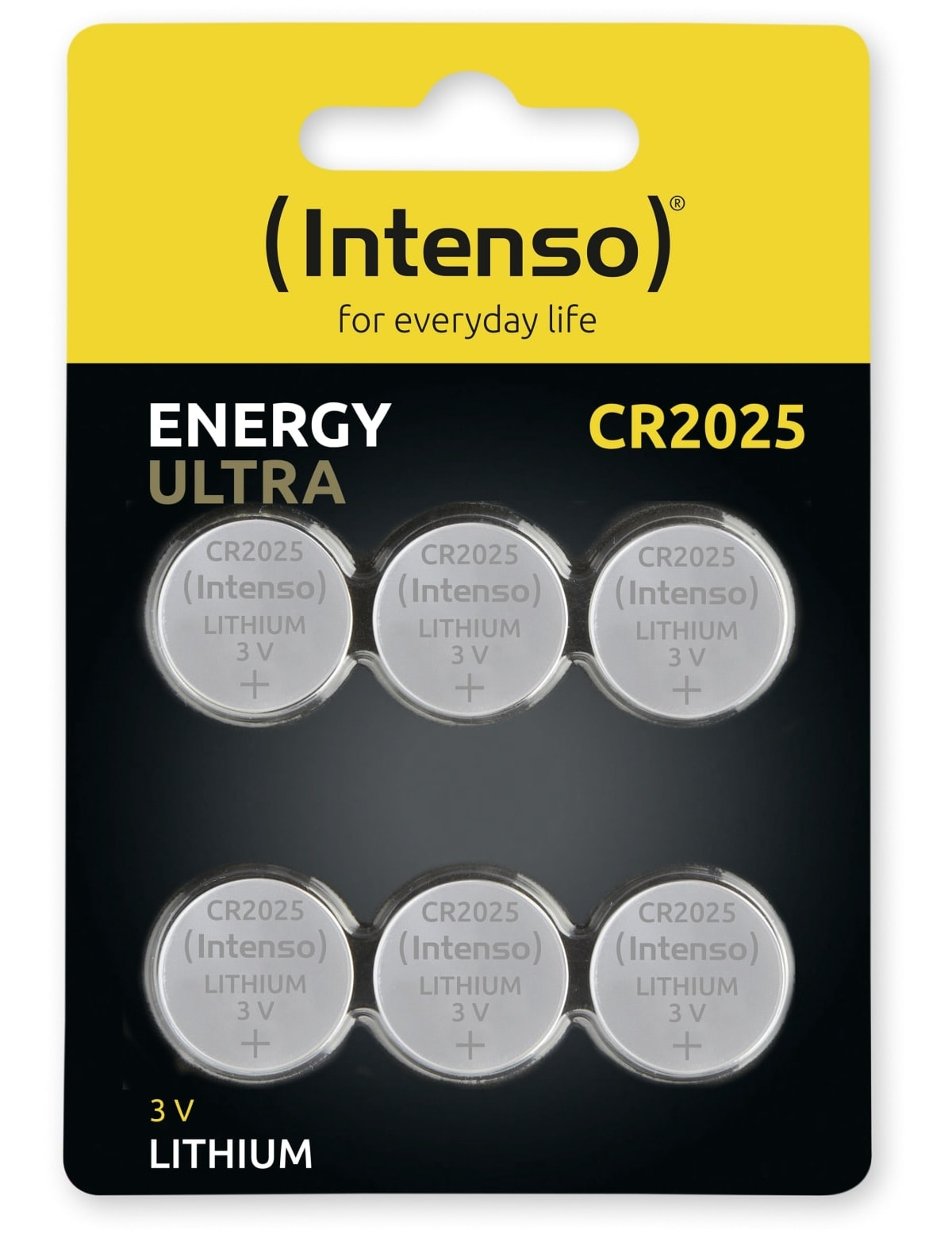 INTENSO Lithium-Knopfzelle CR2025