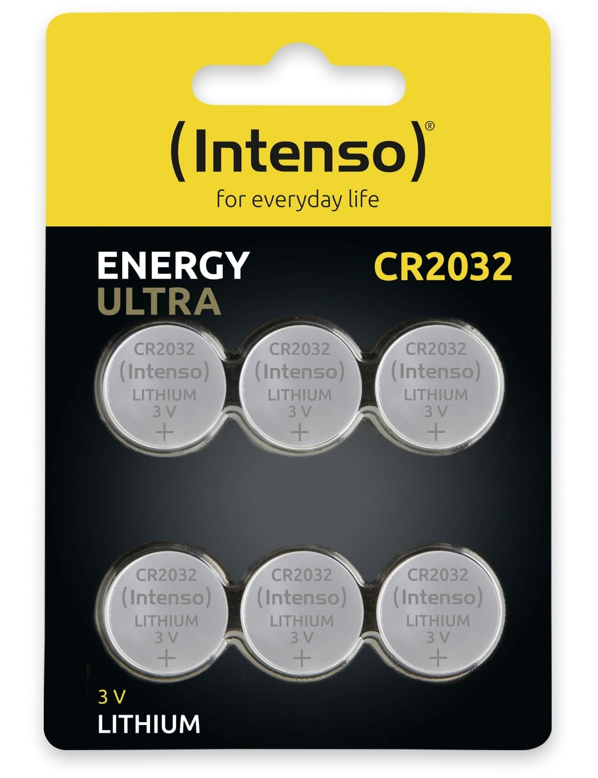 INTENSO Lithium-Knopfzelle CR2032