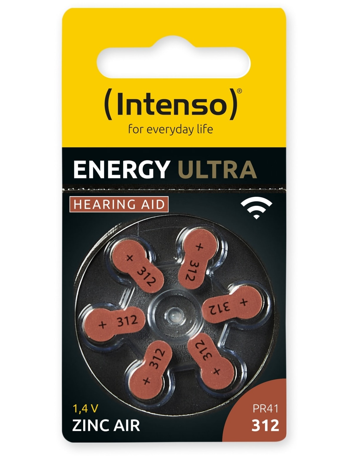 INTENSO Hörgeräte-Batterie Energy Ultra A 312