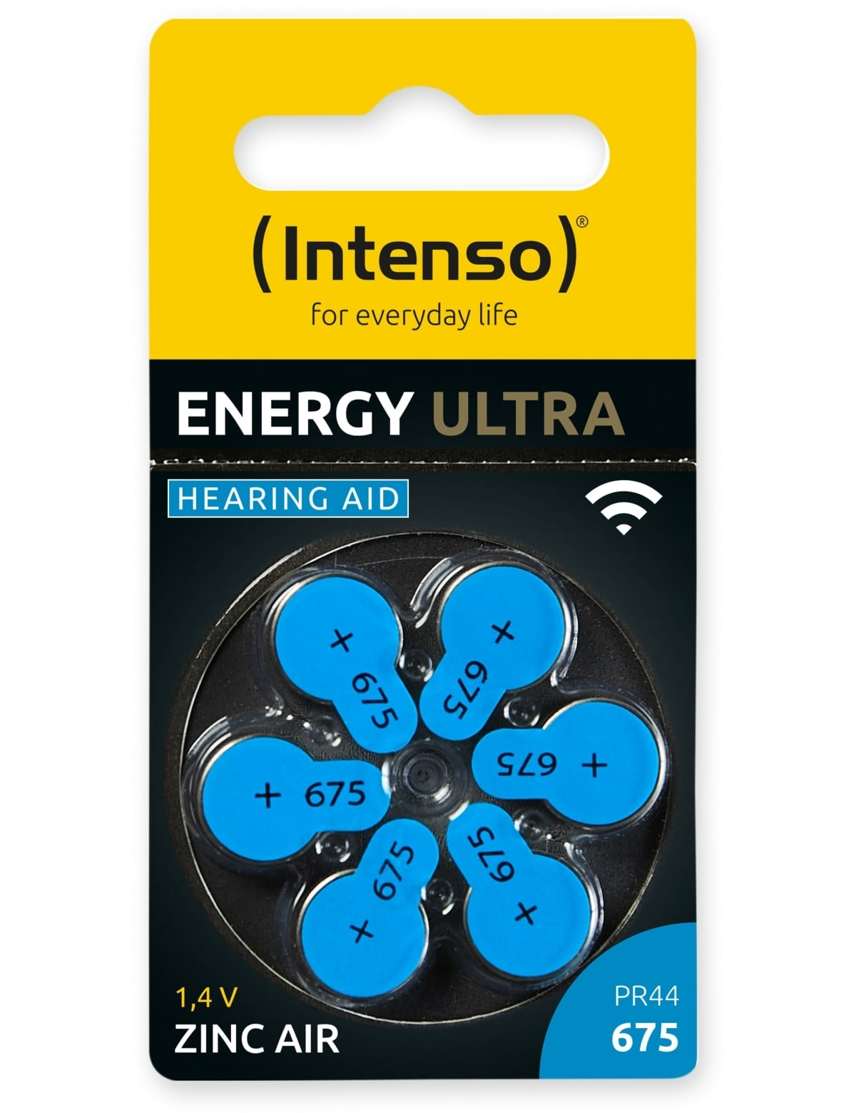 INTENSO Hörgeräte-Batterie Energy Ultra A 675