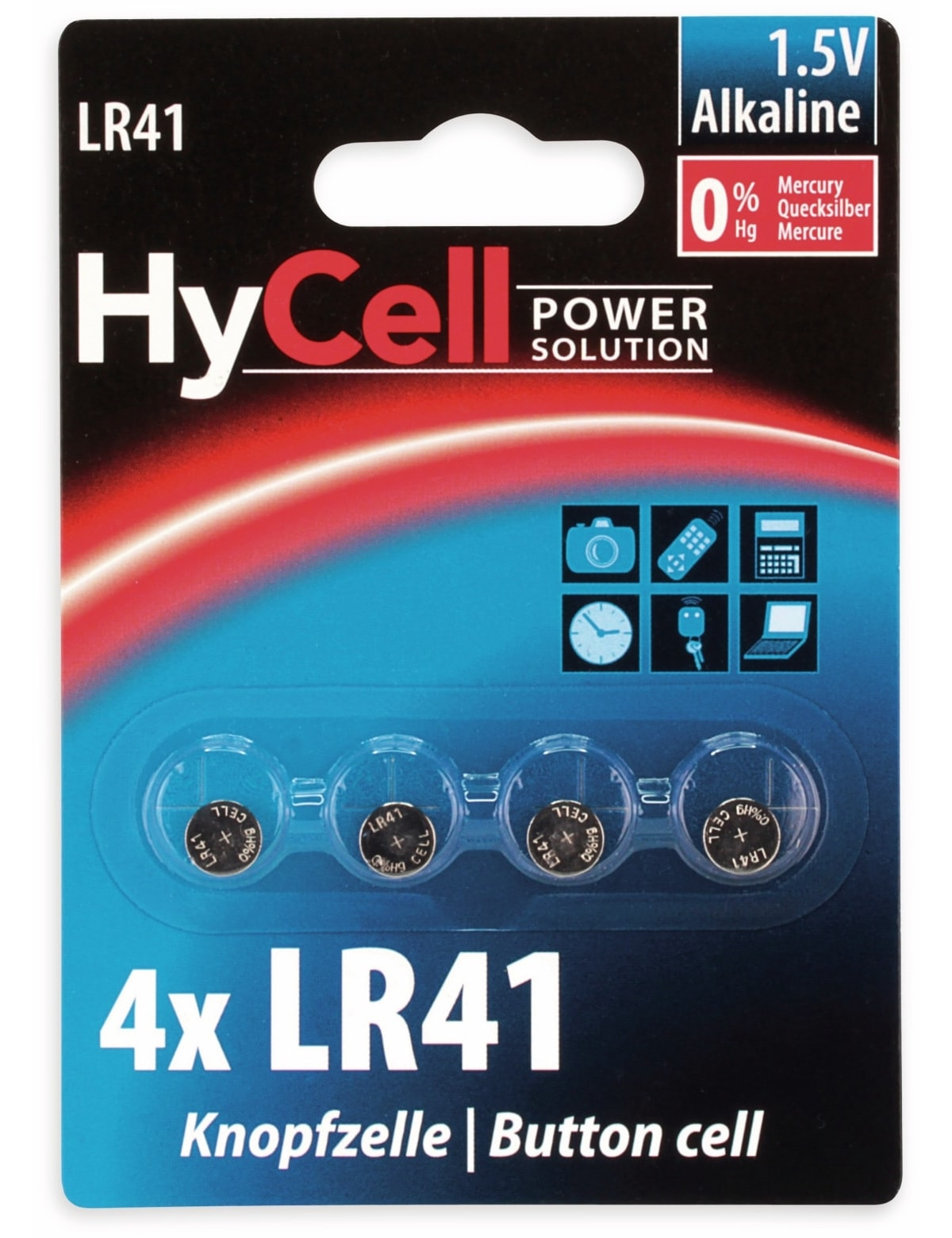 HYCELL Knopfzelle LR41