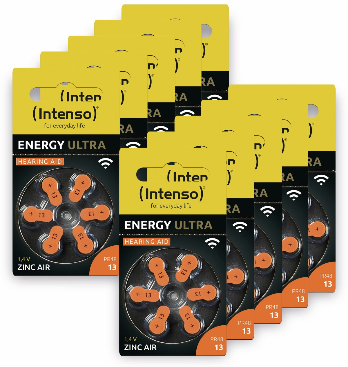 INTENSO Hörgeräte-Batterien-Set Energy Ultra A 13
