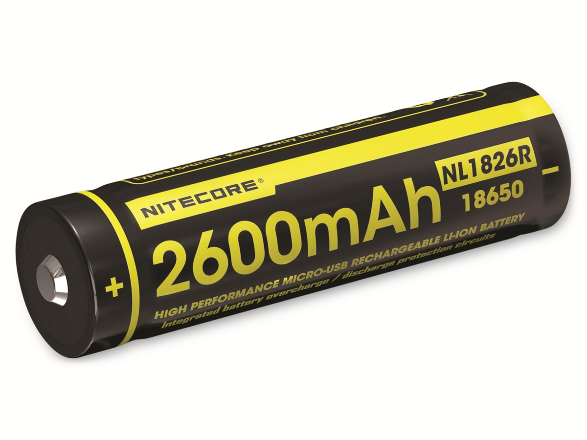 NITECORE Li-Ion-Akku Typ 18650