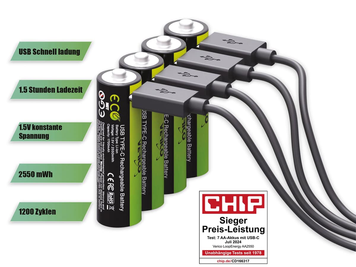 VERICO Li-Ion-Akku Loop Energy AA