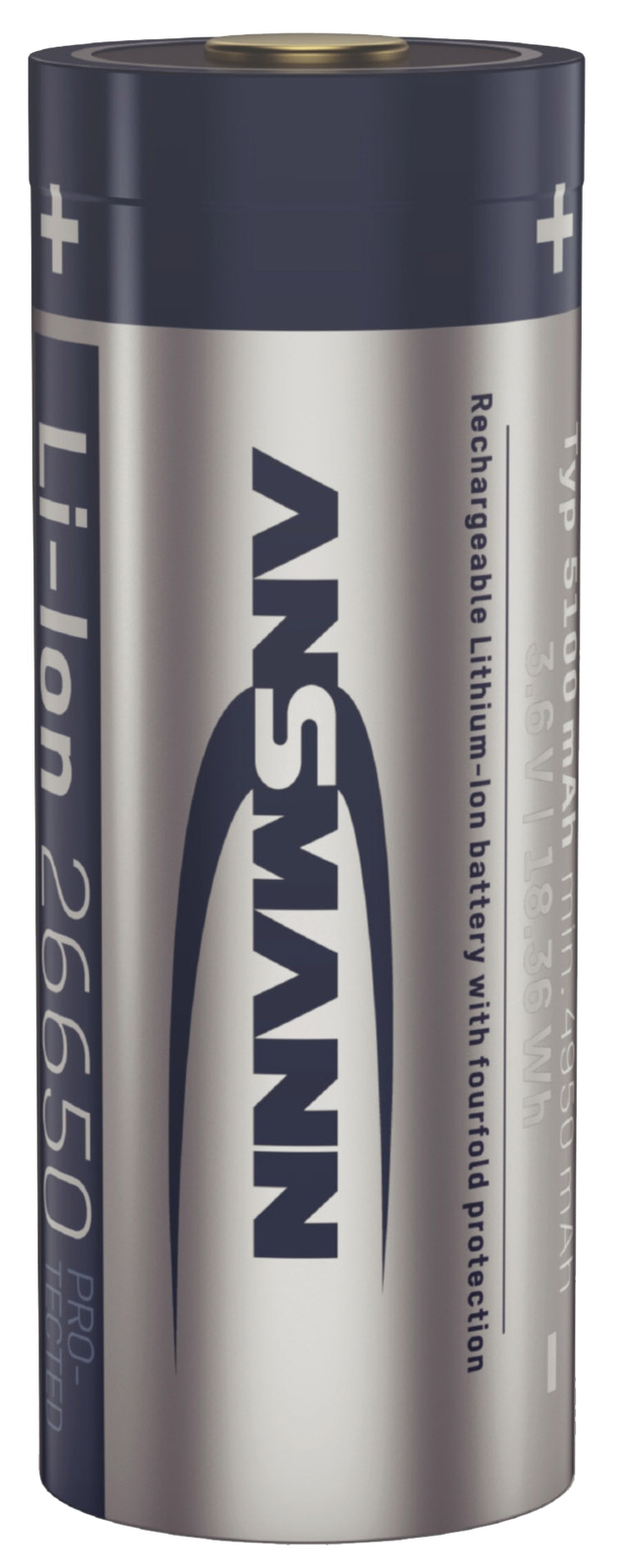 ANSMANN Li-Ion-Spezial-Akku 26650