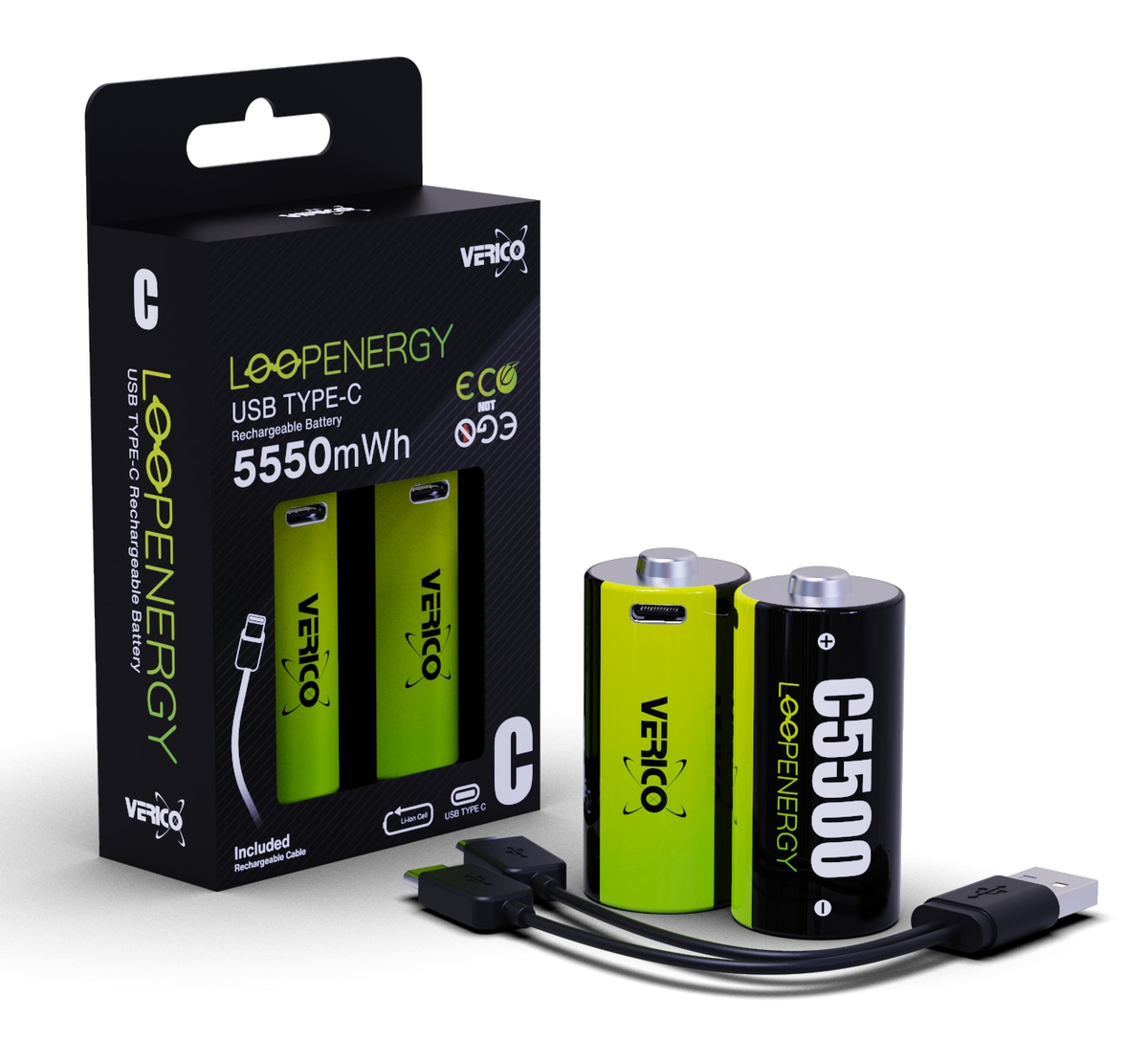 VERICO Li-Ion-Akku Loop Energy C Baby Akku 3.700 mAh