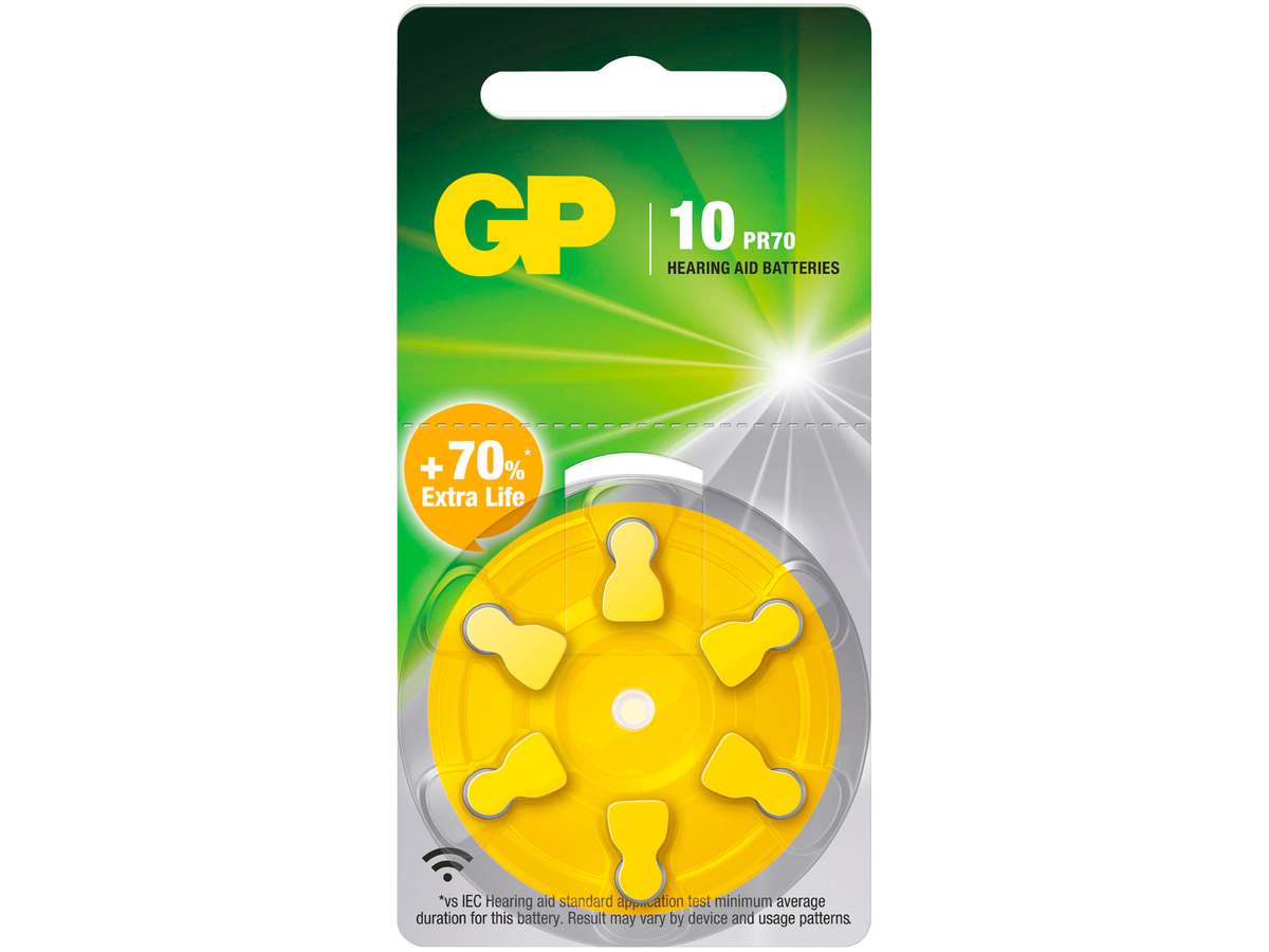 GP ZA 10 Hörgeräte Batterie