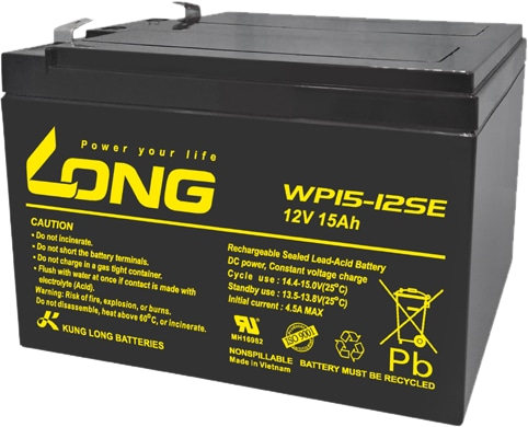 KUNG LONG Blei-Akkumulator WP15-12SE-M